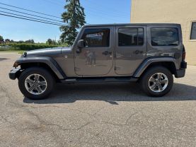 2016 JEEP WRANGLER SUV V6, 3.6 LITER UNLIMITED SAHARA SPORT UTILITY 4D