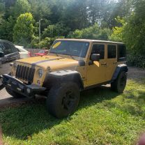 2014 JEEP WRANGLER SUV V6, 3.6 LITER UNLIMITED SPORT SUV 4D