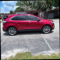 2016 FORD EDGE SUV V6, 3.5 LITER TITANIUM SPORT UTILITY 4D