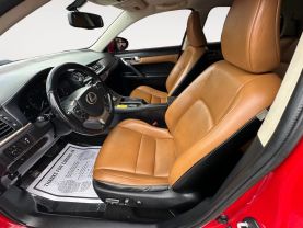 2017 LEXUS CT HATCHBACK RED AUTOMATIC - CARPALACE, Chantilly, VA. 38.91645215435775, -77.47495885092432