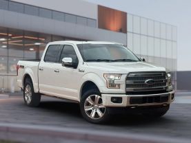 2017 FORD F150 SUPERCREW CAB PICKUP V8, FLEX FUEL, 5.0 LITER PLATINUM PICKUP 4D 5 1/2 FT
