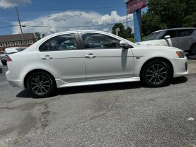2017 MITSUBISHI LANCER SEDAN WHITE AUTOMATIC - Auto Solutions of Greensboro LLC, NC, 36.05701, -79.84368