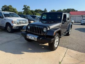 2014 JEEP WRANGLER SUV V6, 3.6 LITER UNLIMITED SAHARA SPORT UTILITY 4D