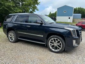 2017 CADILLAC ESCALADE SUV V8, 6.2 LITER LUXURY SPORT UTILITY 4D at T&T Repairables - used car dealership in Spencer, Indiana.