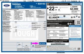 2023 FORD RANGER SUPERCREW PICKUP 4-CYL, ECOBOOST, TURBO, 2.3 LITER XLT PICKUP 4D 5 FT
