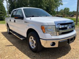 2013 FORD F150 SUPERCREW CAB PICKUP V6, FLEX FUEL, 3.7 LITER XLT PICKUP 4D 5 1/2 FT