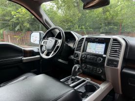 2016 FORD F150 SUPERCREW CAB PICKUP V8, FLEX FUEL, 5.0 LITER LARIAT PICKUP 4D 5 1/2 FT