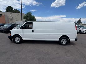 2017 CHEVROLET EXPRESS 3500 CARGO CARGO V8, FLEX FUEL, 6.0 LITER EXTENDED VAN 3D
