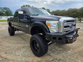 2013 FORD F250 SUPER DUTY CREW CAB PICKUP V8, TURBO DSL, 6.7L PLATINUM PICKUP 4D 6 3/4 FT