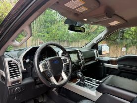 2016 FORD F150 SUPERCREW CAB PICKUP V8, FLEX FUEL, 5.0 LITER LARIAT PICKUP 4D 5 1/2 FT