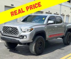 2020 TOYOTA TACOMA DOUBLE CAB PICKUP GRAY AUTOMATIC - Iron Cars Inc