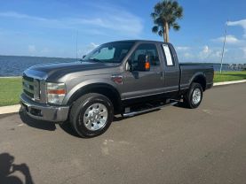 2008 FORD F250 SUPER DUTY SUPER CAB PICKUP V8, TURBO DSL 6.4L LARIAT PICKUP 4D 6 3/4 FT