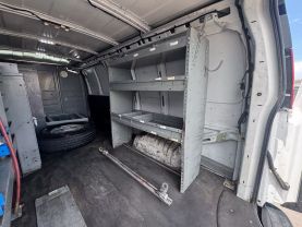 2017 CHEVROLET EXPRESS 3500 CARGO CARGO V8, FLEX FUEL, 6.0 LITER EXTENDED VAN 3D