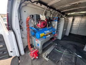 2017 CHEVROLET EXPRESS 3500 CARGO CARGO V8, FLEX FUEL, 6.0 LITER EXTENDED VAN 3D