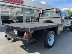2012 FORD F550 SUPER DUTY CREW CAB 9FT FLATBED GOOSENECK TRUCK FLATBED TRUCKS V8, TURBO DIESEL, 6.7 LITER 176" W.B. 4D - Eddies Auto Sales