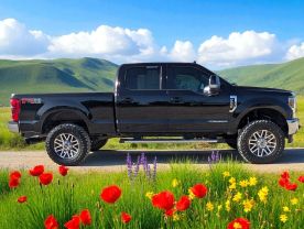 2019 FORD F250 SUPER DUTY CREW CAB PICKUP V8, TURBO DIESEL, 6.7 LITER LARIAT PICKUP 4D 6 3/4 FT