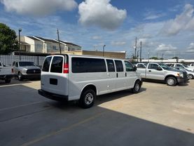 2018 CHEVROLET EXPRESS 3500 PASSENGER PASSENGER V8, FLEX FUEL, 6.0 LITER LS EXTENDED VAN 3D at Motors On Wheels - used car dealership in Houston, Texas.