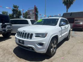 2014 JEEP GRAND CHEROKEE SUV V6, FLEX FUEL, 3.6 LITER OVERLAND SPORT UTILITY 4D