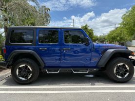 2018 JEEP WRANGLER UNLIMITED SUV 4-CYL, TURBO, 2.0 LITER ALL NEW RUBICON SPORT UTILITY 4D