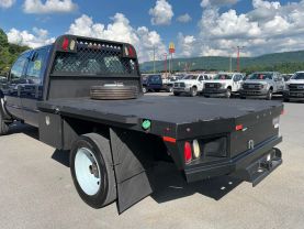2012 FORD F550 SUPER DUTY CREW CAB 9FT FLATBED GOOSENECK TRUCK FLATBED TRUCKS V8, TURBO DIESEL, 6.7 LITER 176" W.B. 4D - Eddies Auto Sales