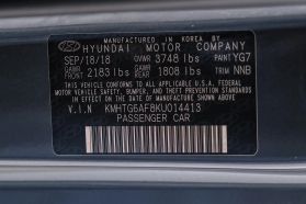 2019 HYUNDAI VELOSTER COUPE 4-CYL, 2.0 LITER 2.0 PREMIUM COUPE 3D