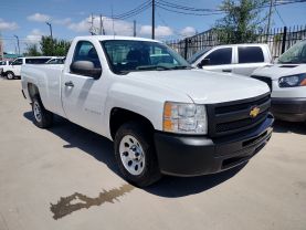 2012 CHEVROLET SILVERADO 1500 REGULAR CAB PICKUP V8, FLEX FUEL, 5.3 LITER WORK TRUCK PICKUP 2D 8 FT at Motors On Wheels - used car dealership in Houston, Texas.