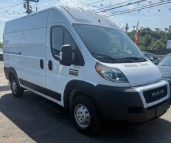 2020 RAM PROMASTER CARGO VAN CARGO V6, VVT, 3.6 LITER 1500 HIGH ROOF VAN 3D