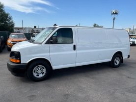 2017 CHEVROLET EXPRESS 3500 CARGO CARGO V8, FLEX FUEL, 6.0 LITER EXTENDED VAN 3D