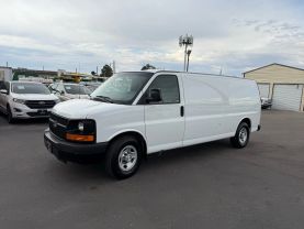2016 CHEVROLET EXPRESS 3500 CARGO CARGO V8, FLEX FUEL, 6.0 LITER EXTENDED VAN 3D