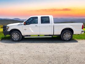 2015 FORD F250 SUPER DUTY CREW CAB PICKUP V8, TURBO DSL, 6.7L LARIAT PICKUP 4D 6 3/4 FT