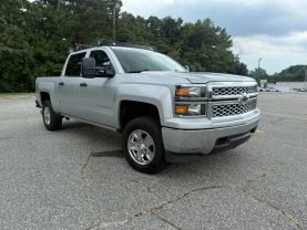 2014 CHEVROLET SILVERADO 1500 CREW CAB PICKUP SILVER AUTOMATIC - Auto Solutions of Greensboro LLC, NC, 36.05701, -79.84368