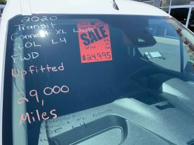 2020 FORD TRANSIT CONNECT UPFITTED CARGO VAN CARGO VANS 4-CYL, FLEX FUEL, 2.0 LITER XL VAN 4D - Eddies Auto Sales