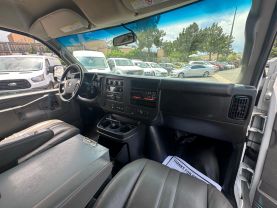 2017 CHEVROLET EXPRESS 3500 CARGO CARGO V8, FLEX FUEL, 6.0 LITER EXTENDED VAN 3D