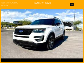 2016 FORD EXPLORER SUV V6, ECOBOOST, TT, 3.5L SPORT SUV 4D