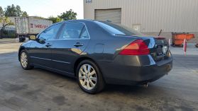 2007 HONDA ACCORD SEDAN V6, VTEC, 3.0 LITER EX-L SEDAN 4D