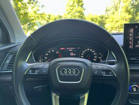 2021 AUDI Q5 SUV 4-CYL, TURBO, 2.0 LITER 45 TFSI PREMIUM SPORT UTILITY 4D at T&T Repairables - used car dealership in Spencer, Indiana.