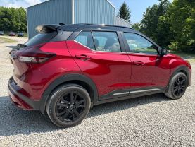 2024 NISSAN KICKS SUV 4-CYL, 1.6 LITER SR SPORT UTILITY 4D at T&T Repairables - used car dealership in Spencer, Indiana.
