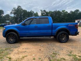2012 FORD F150 SUPERCREW CAB PICKUP V8, FLEX FUEL, 5.0 LITER FX4 PICKUP 4D 5 1/2 FT