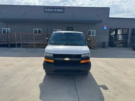 2018 CHEVROLET EXPRESS 3500 PASSENGER PASSENGER V8, FLEX FUEL, 6.0 LITER LS EXTENDED VAN 3D at Motors On Wheels - used car dealership in Houston, Texas.