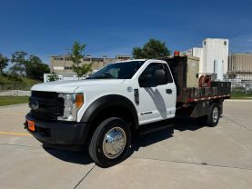 2017 FORD F450 SUPER DUTY REGULAR CAB & CHASSIS CAB_CHASSIS V8, TURBO DIESEL, 6.7L XL 2D