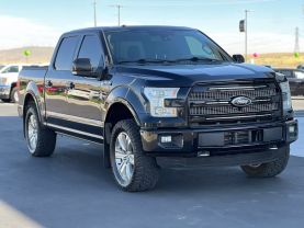 2016 FORD F150 SUPERCREW CAB PICKUP V6, ECOBOOST, TT, 3.5L PLATINUM PICKUP 4D 5 1/2 FT - The Auto Lot