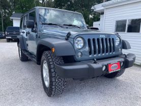 2015 JEEP WRANGLER SUV V6, 3.6 LITER UNLIMITED SPORT S SUV 4D
