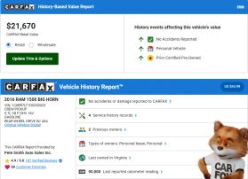 2016 Ram 1500 Crew Cabbig Horn Pickup 4d 5 1/2 Ft - Image 3