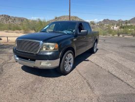 2004 FORD F150 SUPERCREW CAB PICKUP V8, 5.4 LITER LARIAT PICKUP 4D 5 1/2 FT