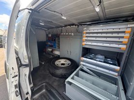 2017 CHEVROLET EXPRESS 3500 CARGO CARGO V8, FLEX FUEL, 6.0 LITER EXTENDED VAN 3D