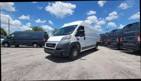 2021 RAM PROMASTER CARGO VAN CARGO V6, VVT, 3.6 LITER 3500 HIGH ROOF EXTENDED VAN 3D