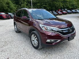 2016 HONDA CR-V SUV 4-CYL, I-VTEC, 2.4 LITER EX-L SPORT UTILITY 4D at T&T Repairables - used car dealership in Spencer, Indiana.