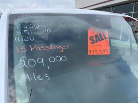 2021 FORD TRANSIT 350 13 PASSENGER VAN PASSENGER VANS V6, FLEX FUEL, 3.5 LITER XL W/LOW ROOF VAN 3D - Eddies Auto Sales