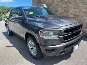 2021 RAM 1500 CREW CAB PICKUP V8, HEMI, ETORQUE, 5.7 LITER LARAMIE PICKUP 4D 5 1/2 FT - Gesner Auto Inc in Taunton, MA, 41.88613, -71.14527