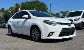 2014 TOYOTA COROLLA SEDAN WHITE AUTOMATIC -  V & B Auto Sales